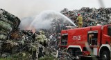 Strażacy ugasili pożar składowiska w Lęborku 