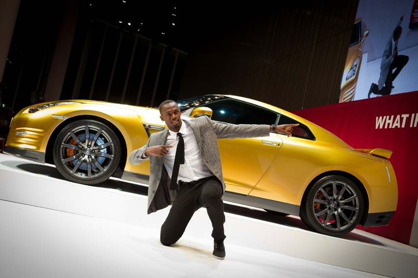 Usain Bolt i Nissan GT-R, Fot: Nissan