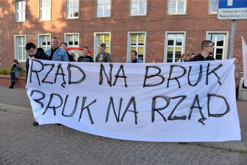 Manifestacja antyrządowa w Gdańsku (17.06.2014)