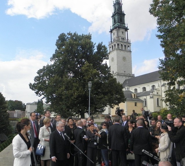 Jarosław Kaczyński w dzień wyborów prezydenckich odwiedził Jasną Górę