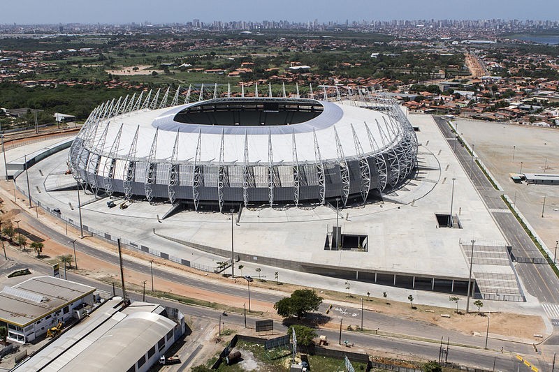 Castelão (Ceará)- stadion wybudowany w 1973 roku. Na czas...