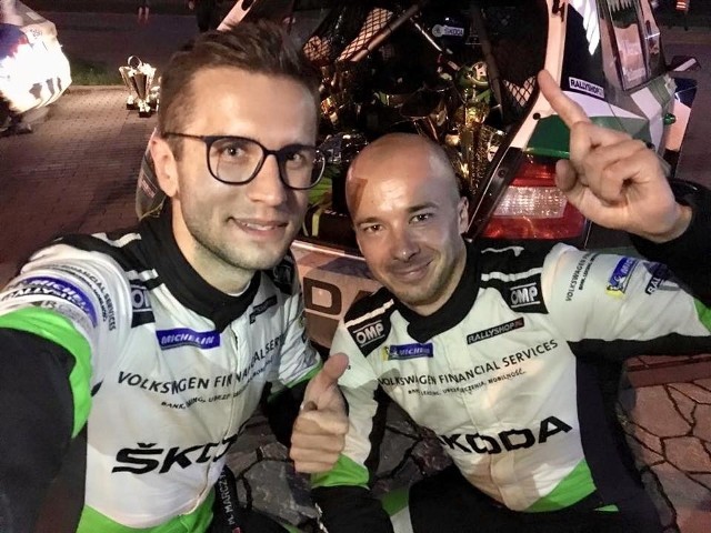 Mikołaj Marczyk i Szymon Gospodarczyk (Skoda Fabia R5) mistrzowie Polski