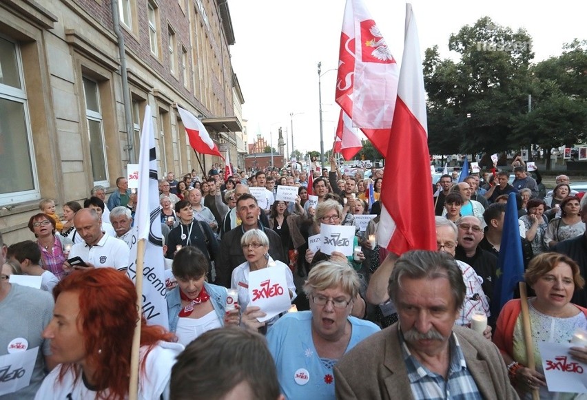 Piątkowa manifestacja przed szczecińskim sądem