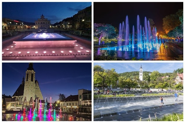 Piękne fontanny w regionie sądeckim i Limanowej. Zobacz gdzie się wybrać