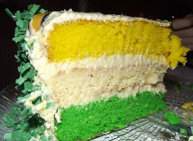 Falubazowy tort ucieszy każdego kibica zielonogórskiego klubu.