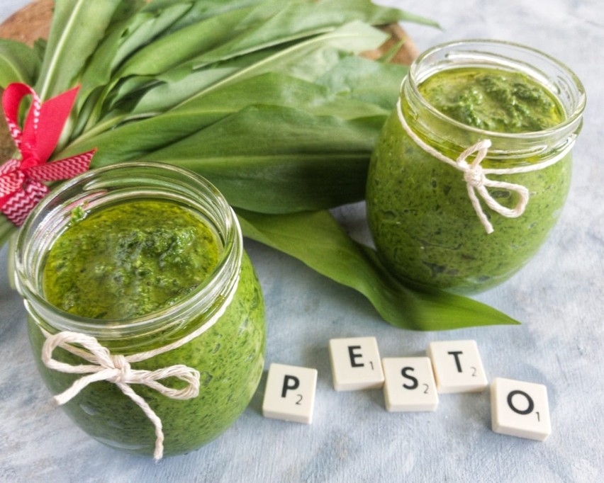 Pesto z czosnku niedźwiedziego