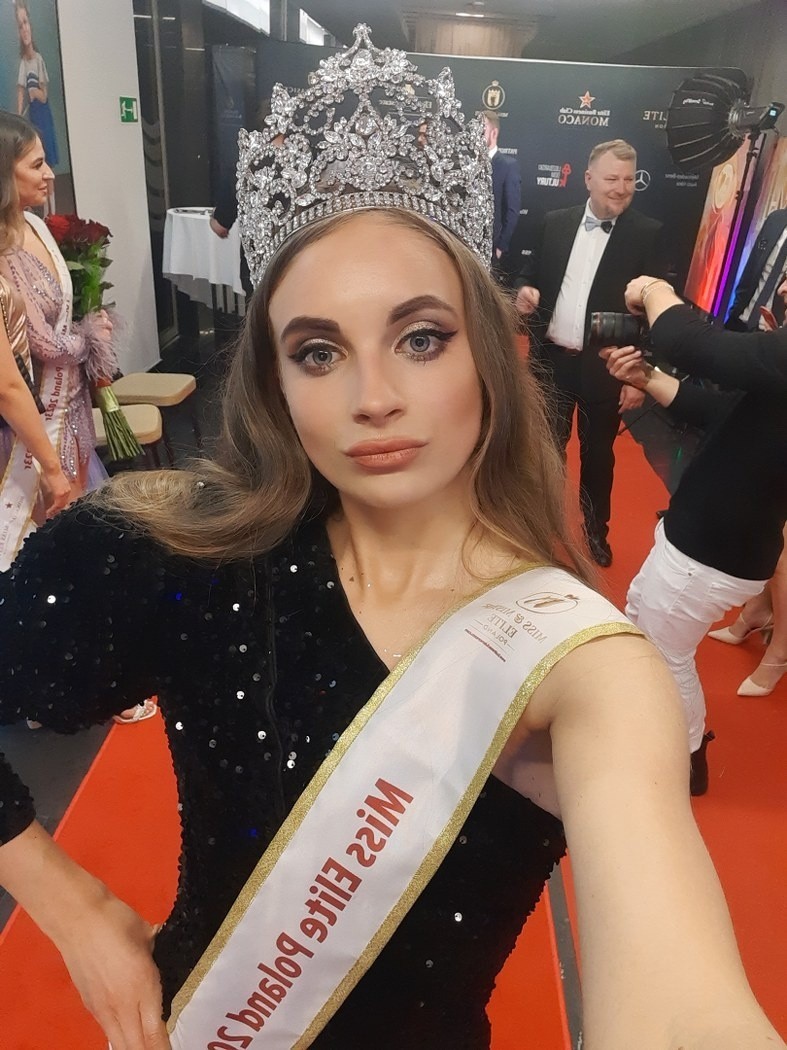 Ola Januszewska wygrała  tytuł Miss Elite