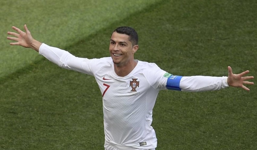 Na zdjęciu: Cristiano Ronaldo. Portugalia pokonała Maroko...
