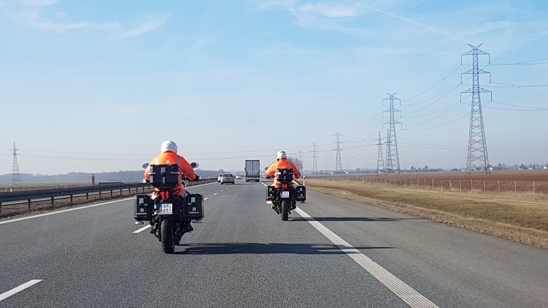 Na autostradzie A4 pojawiły się patrole motocyklowe (ZDJĘCIA)