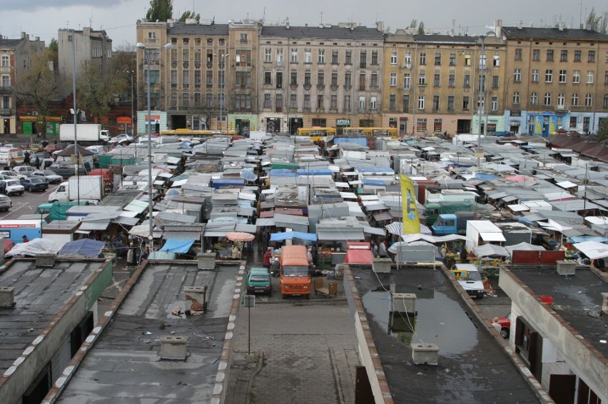 Łódź w latach 80 w czasie  karnawału Solidarności i stanu...