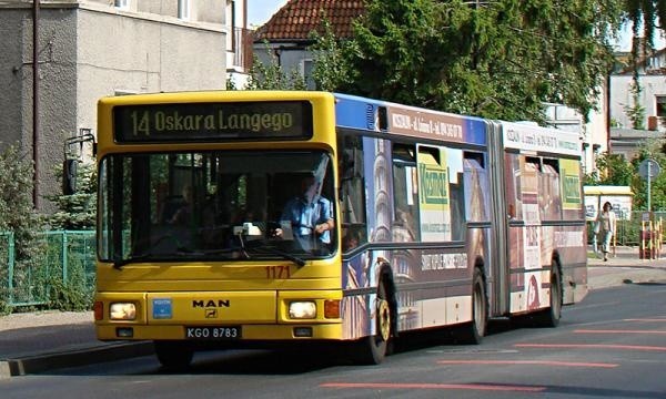Jedna ze zmian w kursach autobusów w Koszalinie dotyczy linii nr 14.