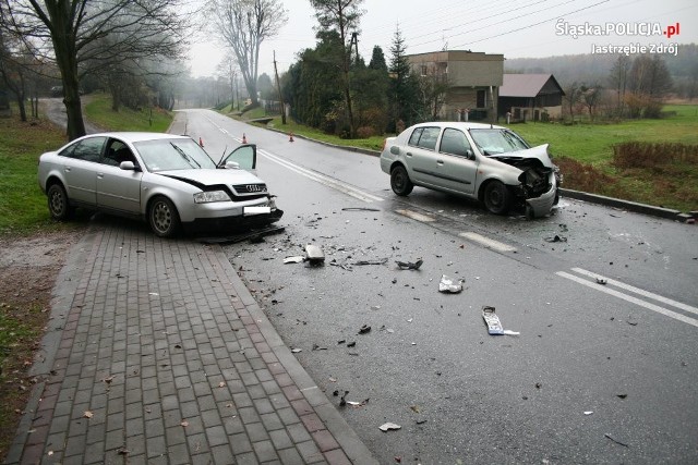 Jastrzebie-Zdrój: zderzenie na ulicy Ranoszka.