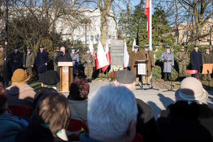 Uroczystość pod pomnikiem Żołnierzy Antykomunistycznego...