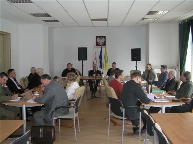 Posiedzenie Powiatowego Zespołu Zarządzania Kryzysowego w Przasnyszu