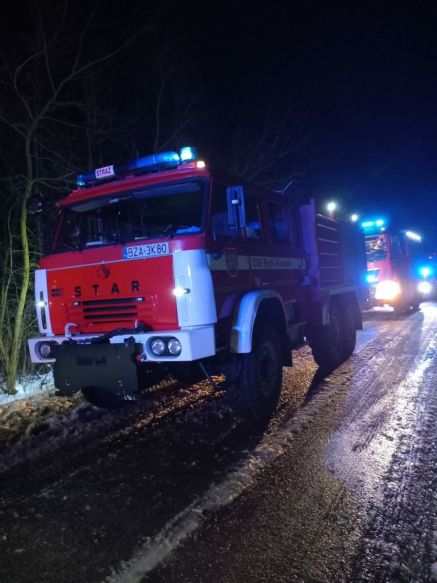 Wypadek w gminie Wizna