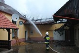 Pożar stodoły w Osieku pod Strzelcami Opolskimi
