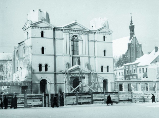 Kościół po wyburzeniu strzelistych wież