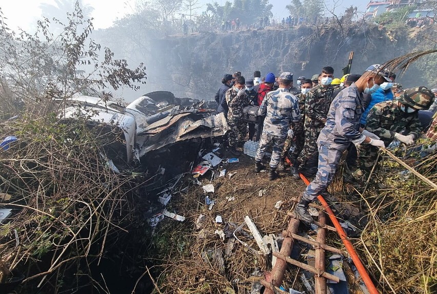 Katastrofa w Nepalu. Rozbił się samolot pasażerski z 72 osobami na pokładzie - WIDEO