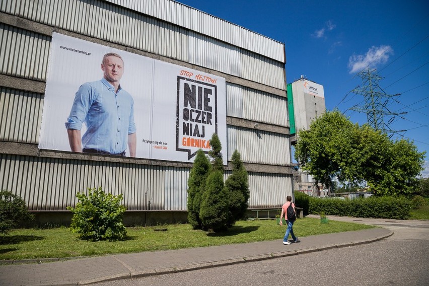 Stop hejtowi. Nie oczerniaj górnika. Nowe bilboardy...