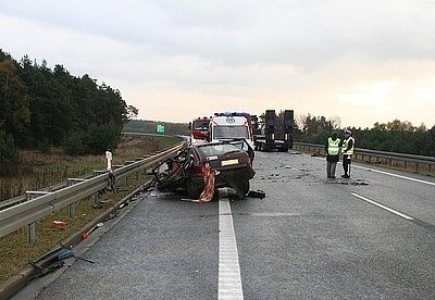 Tragiczny wypadek na S1 w Mierzęcicach