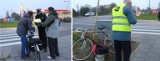 Koszalińska policja rozdawała kamizelki odblaskowe dla rowerzystów