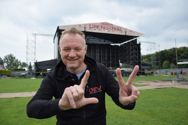 Darek Maciborek, dyrektor artystyczny festiwalu zaprasza wszystkich na wspólną zabawę