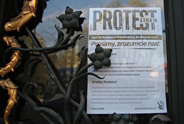Strajk nauczycieli w Krakowie, zdjęcie ilustracyjne