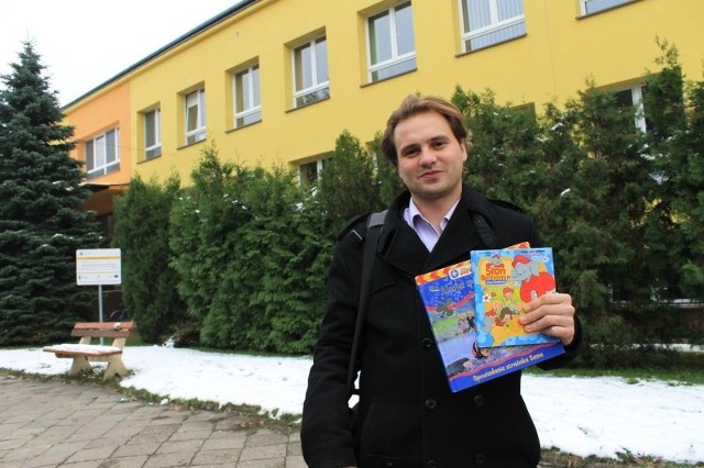 - Mamy już pierwsze książki i liczymy, że biblioteczka w Brzeskim Centrum Medycznym szybko się zapełni - mówi Krystian Ławreniuk, szef Fundacji Rozwój.