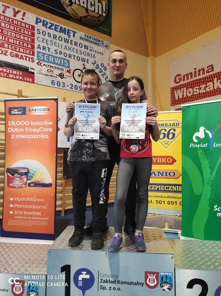 Husarz Czudec zgarnął srebro i brąz na Mistrzostwach Polski kickboxingu w Kick Light Kadetów Młodszych i Starszych