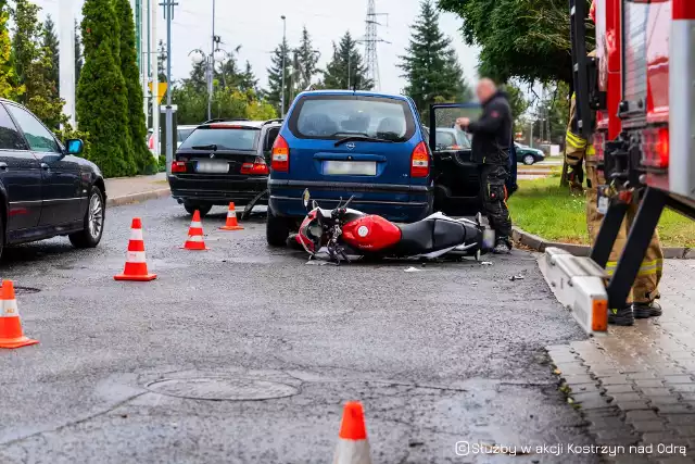 Do wypadku doszło w czwartek, 5 października, na ul. Gorzyńskiej w Kostrzynie nad Odrą.