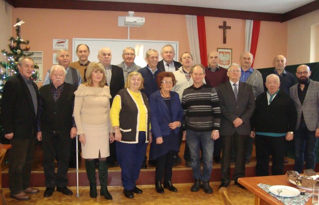 Tradycyjne styczniowe spotkanie emerytowanych oleskich rzemieślników.