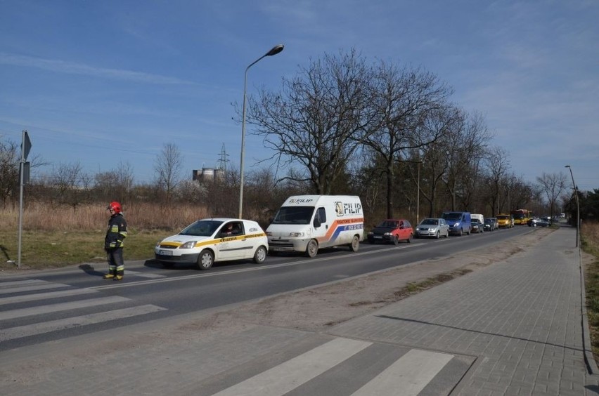 Wypadek na ul. Żernickiej