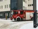 Pożar przychodni w Knurowie. Budynek został ewakuowany. Na miejscu trwa akcja gaśnicza