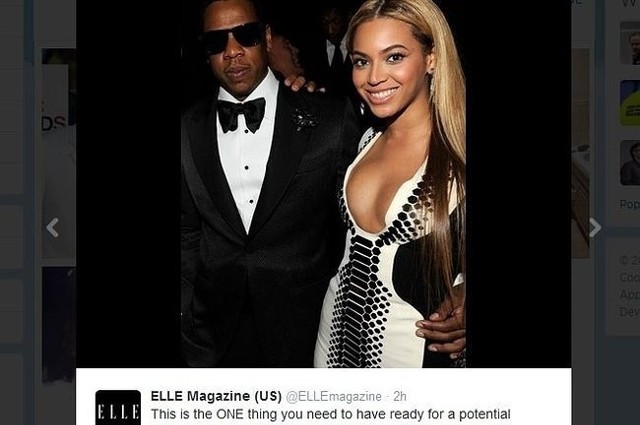 Beyonce i Jay-Z (fot. screen z Twitter.com)