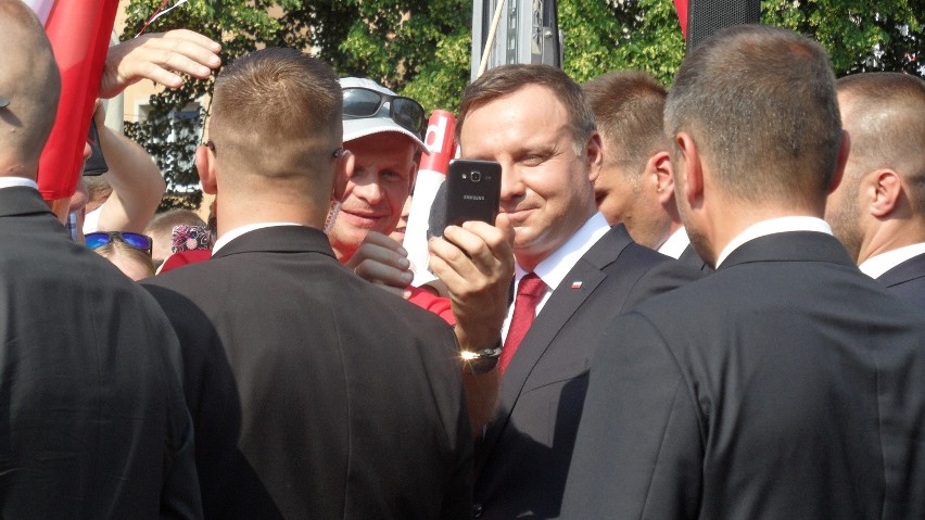 Prezydent Andrzej Duda w Tychach