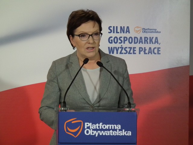 Premier Ewa Kopacz