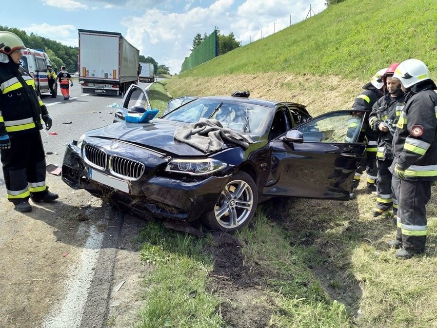 Wypadek na płatnym odcinku A4, są ranni      