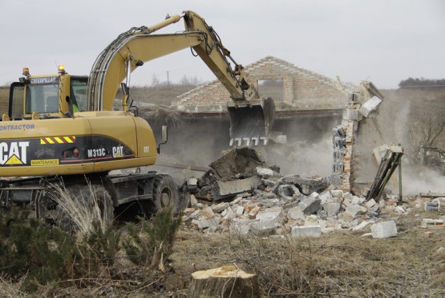 Wyburzanie budynków pod obwodnicę Lublina ruszyło w marcu 2012 r.