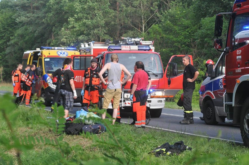 Do dramatycznego wypadku doszło na drodze krajowej nr 22. W...