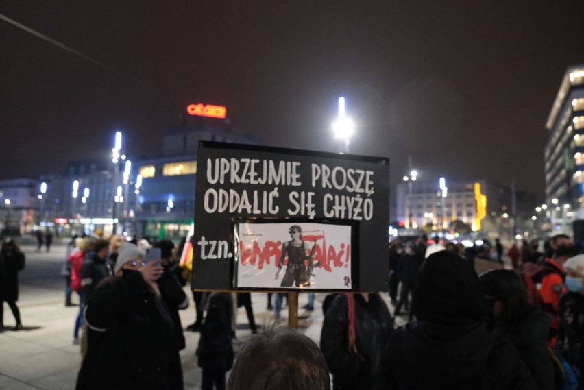 Strajk kobiet w Katowicach w poniedziałek, 9 listopada....