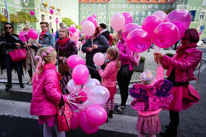 Szczecin: Rak to nie wyrok! X Marsz Różowej Wstążki [WIDEO, ZDJĘCIA]