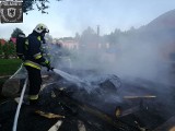 Pożar sauny przy domku letniskowym w miejscowości Krąg [ZDJĘCIA]