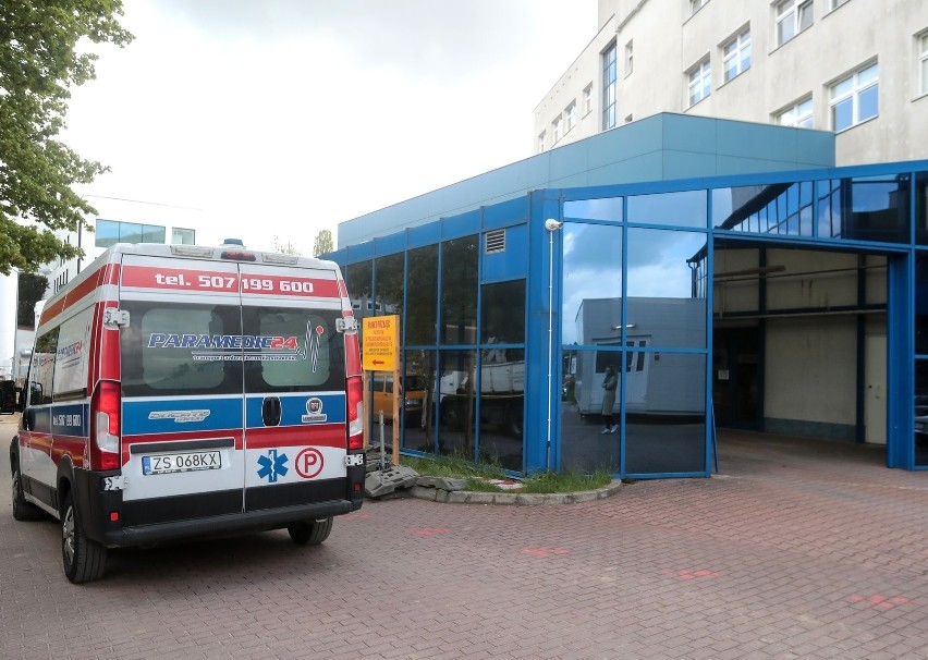 Szpital przy ul. Arkońskiej w Szczecinie.