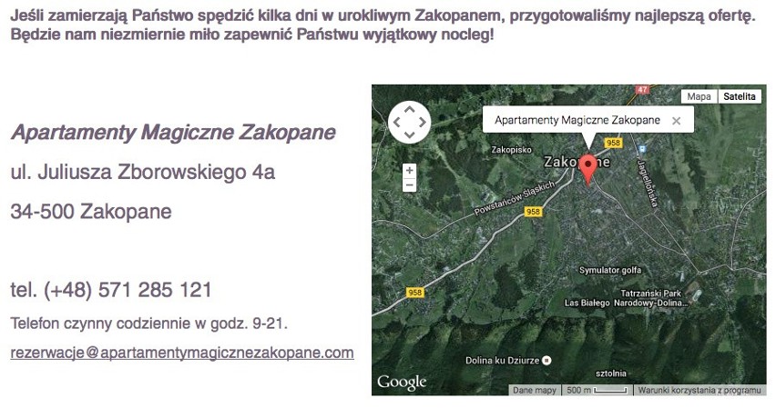 Policja ostrzega: podejrzana oferta apartamentów w Zakopanem [WIDEO]