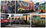 Graffiti na pociągu i to całkiem legalnie! Sztuka na torach! Zobacz zdjęcia