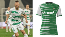 Lechia Gdańsk - domowa koszulka (wczoraj i dziś)