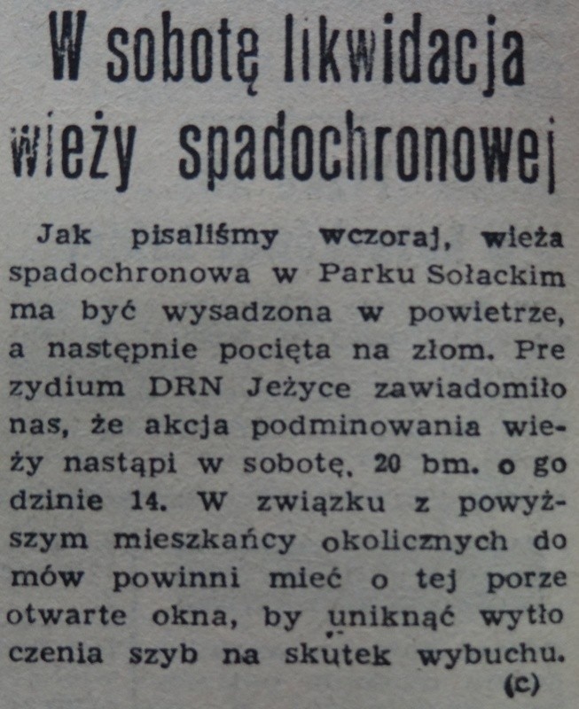 W kwietniu 1968 roku w poznańskiej prasie ukazały się...