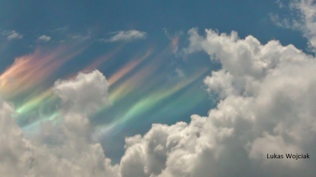 Fire Rainbow Clouds, czyli ogniste chmury nad Rybnikiem