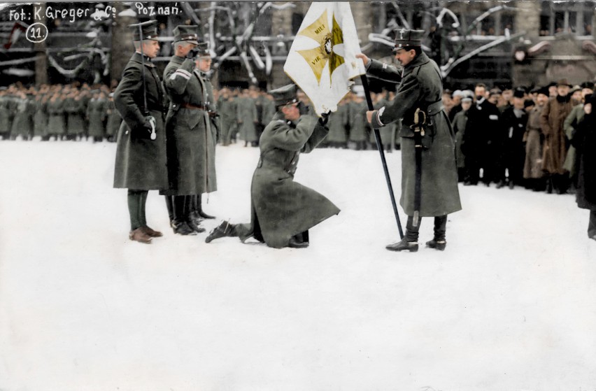 Plac Wolności 26 stycznia 1919. Generał Józef...