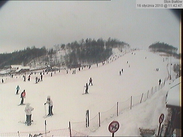 W Bałtowie trasy są pełne narciarzy od rana, widać, że zaczęły się ferie.